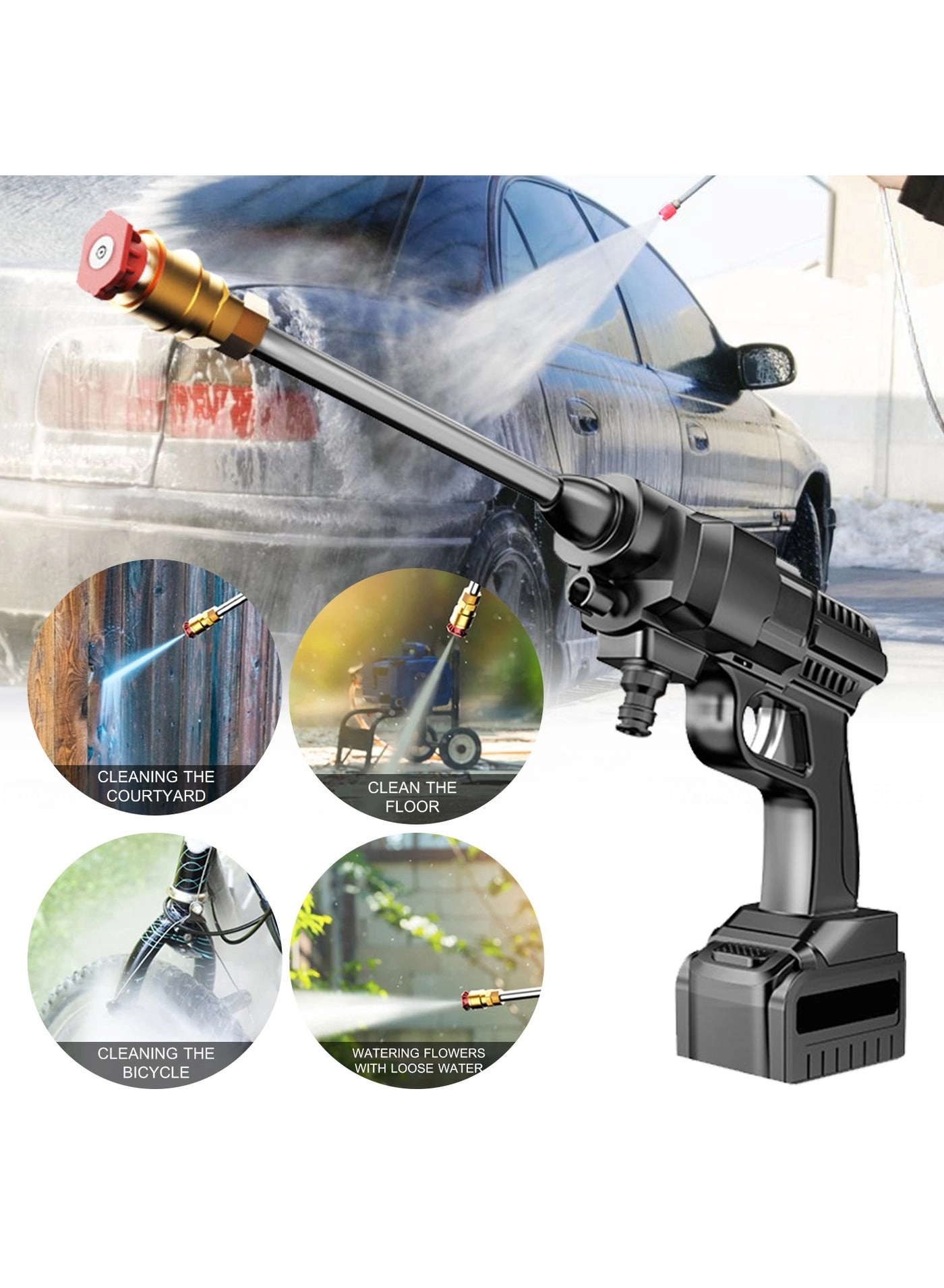 Cordless Portable Washer - 48V 30Bar 200W