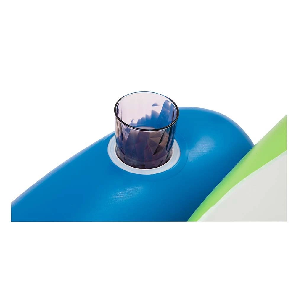 Sit-n-Sun Lounge - Inflatable Pool Float Blue