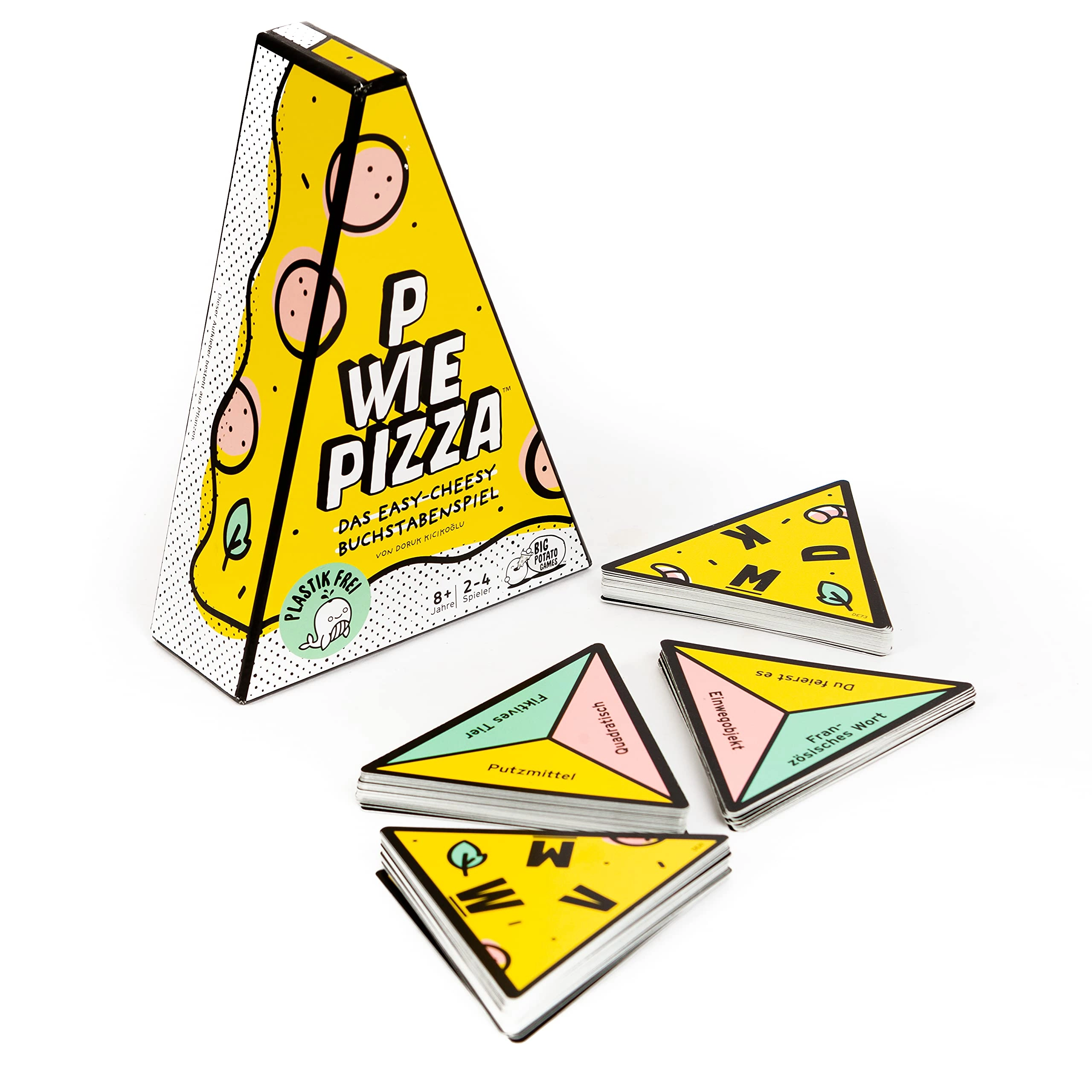 BIG POTATO P wie Pizza: Families Word Game - Card Game