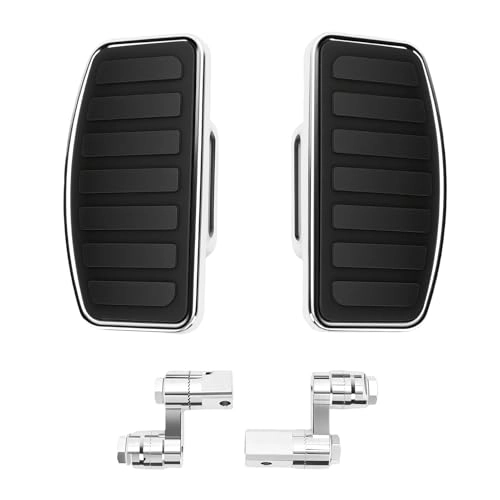 Motorcycle Floorboards - 2pcs Electroplated Adjustable