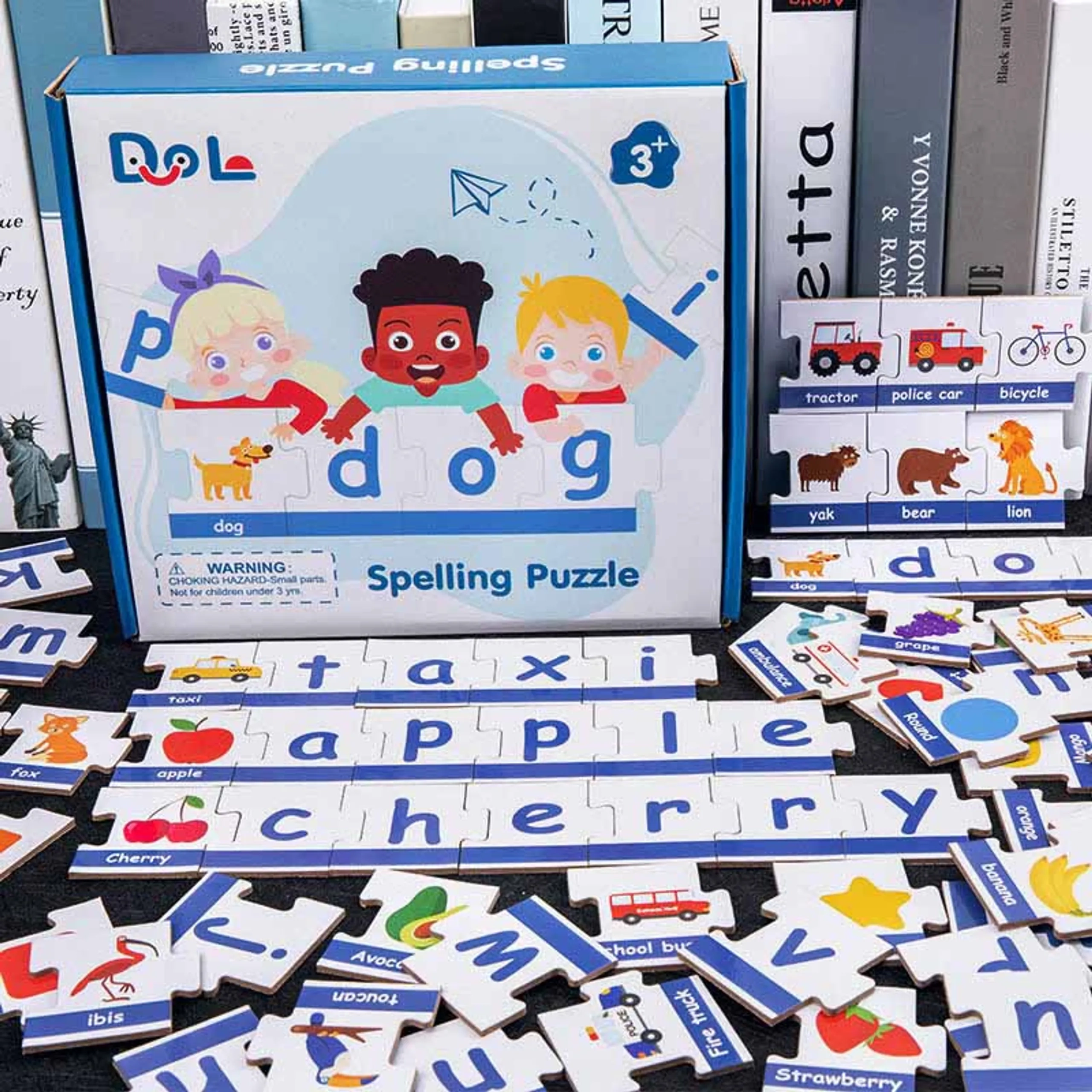 Grace Wooden Spelling Puzzle - Suitable for 3 years and above