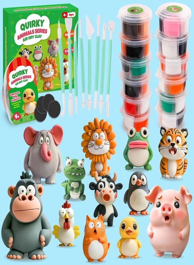 Kasfalci Air Dry Clay Kit - 12pcs.