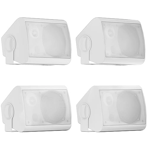 Herdio Passive Indoor Outdoor Speakers - 200W + Speakers Cables
