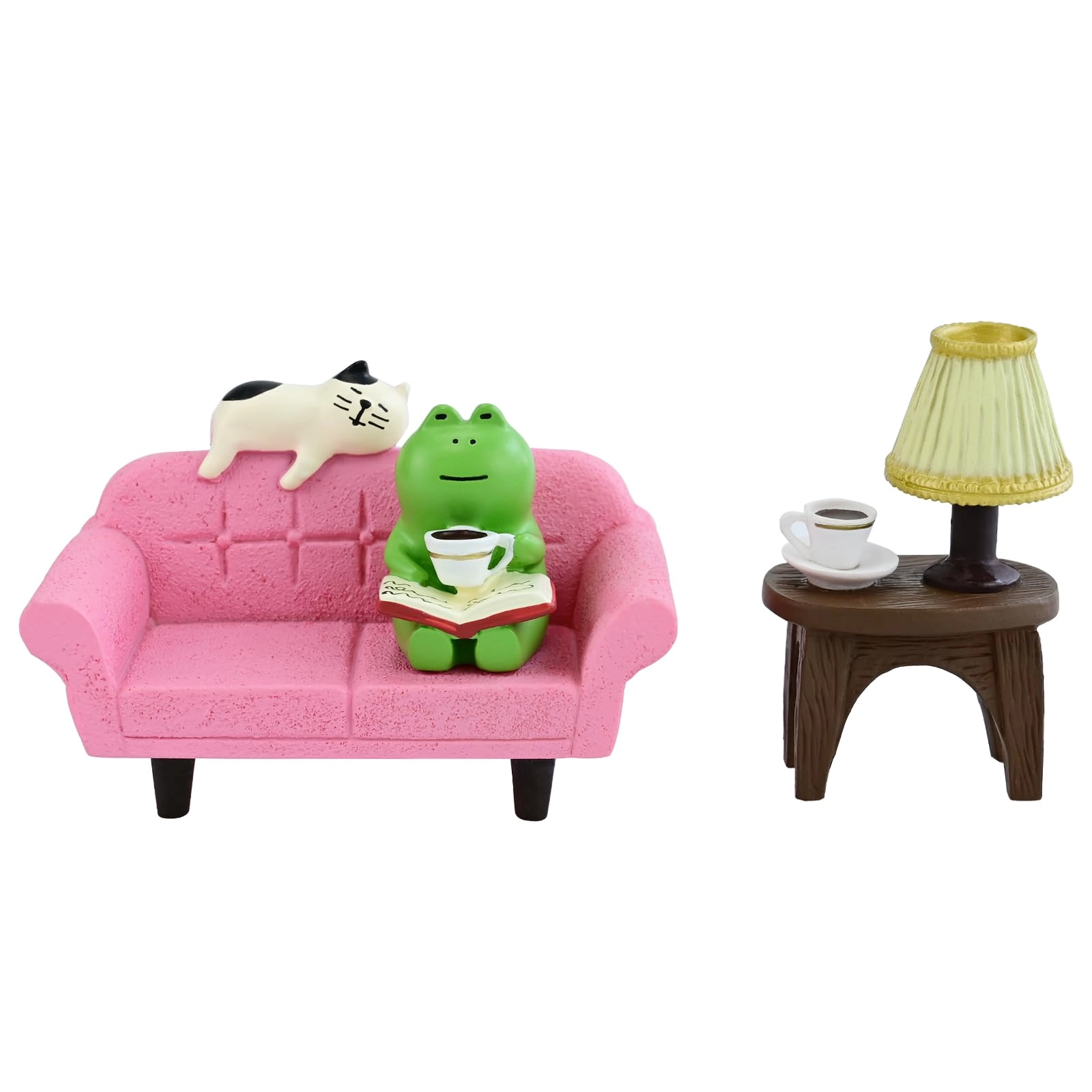 Mevodeata Cute Mini Frog Figurine - Resin