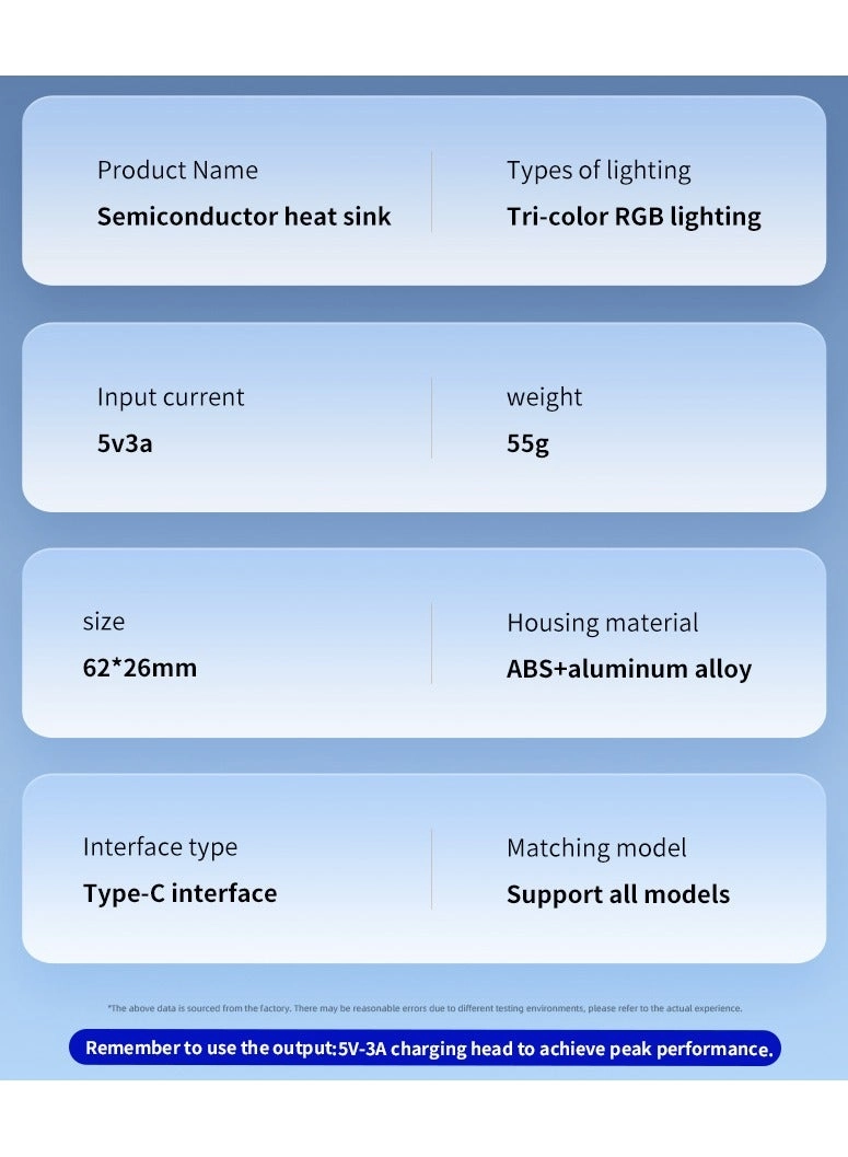 Mobile Phone Cooler - 5-Second Instant Cooling Magnetic Clip-On