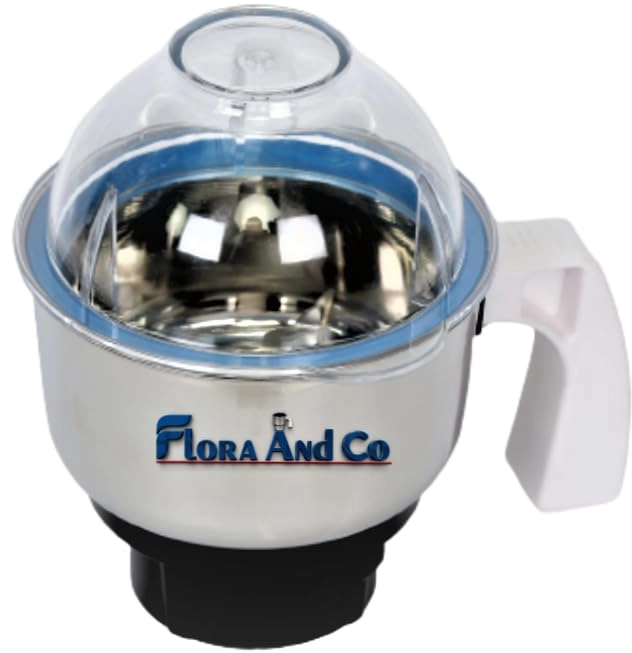 FLORA AND CO Stainless Steel Mixer Jar - 1.5 litres