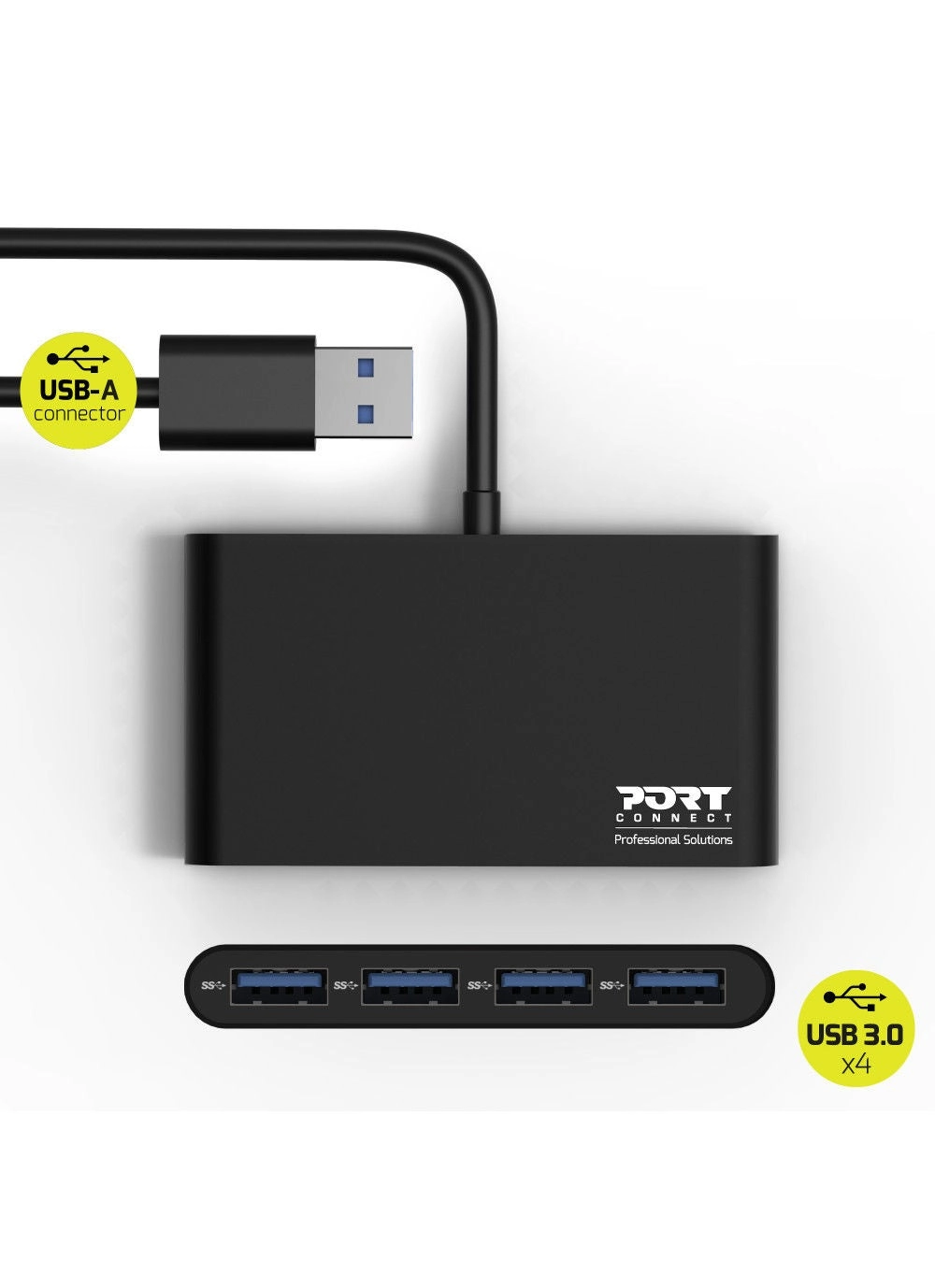 USB-C to 4 USB 3.0