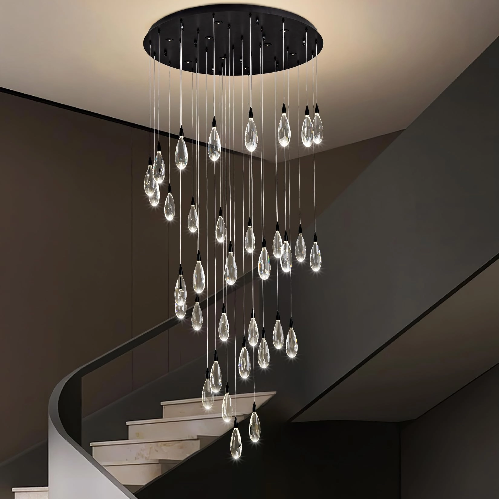 YIOSI Raindrop Chandelier - 189"(480cm)
