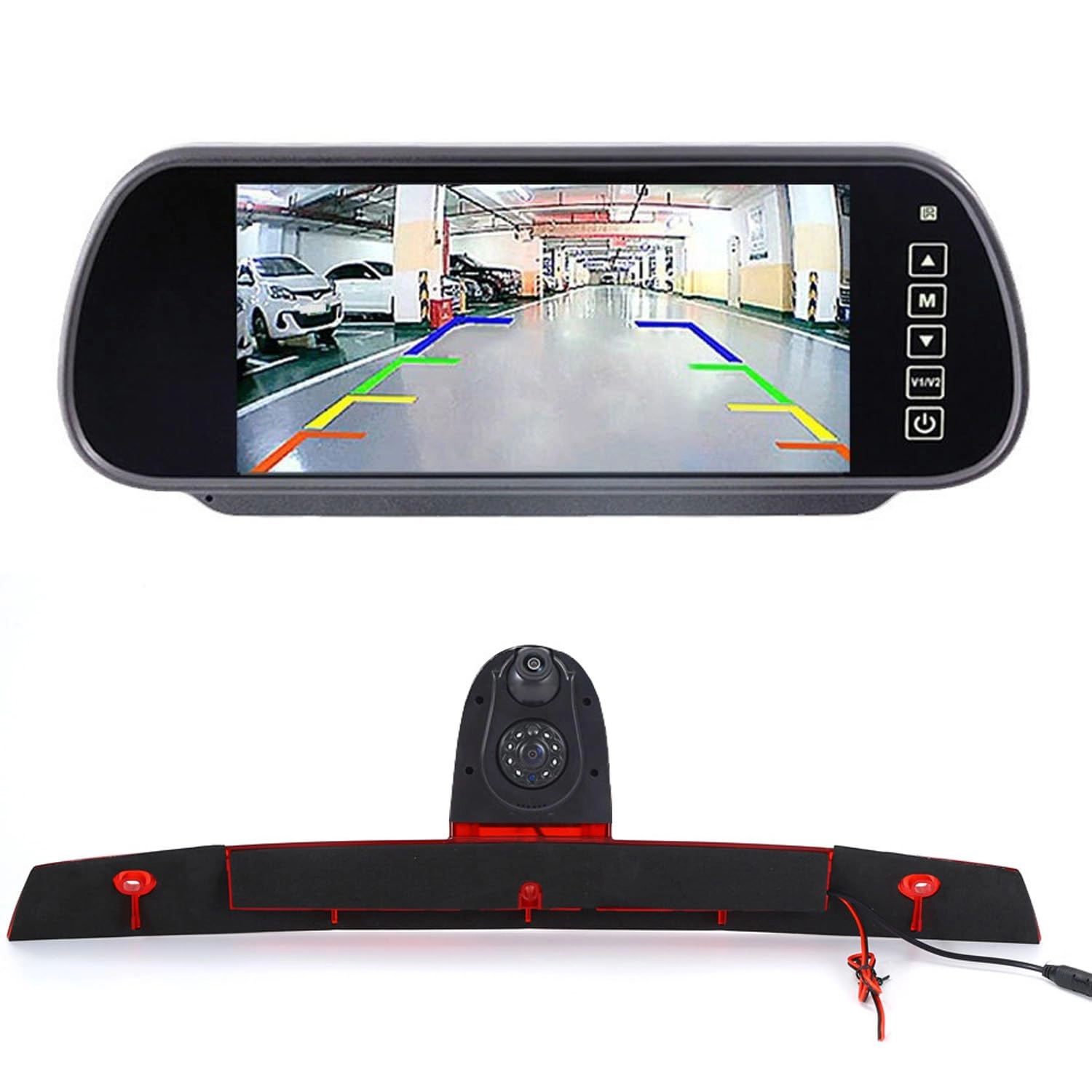 HD IP68 Rear View Camera - Night vision 1280x 720 pixels + 7'' Monitor