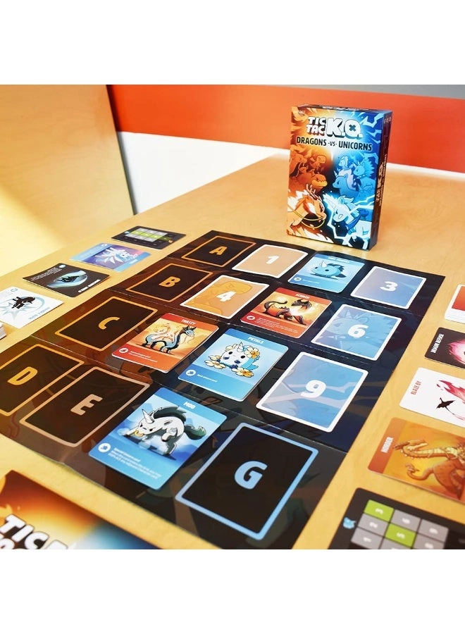 Tic Tac K.O.: Dragons vs. Unicorns - Card Game
