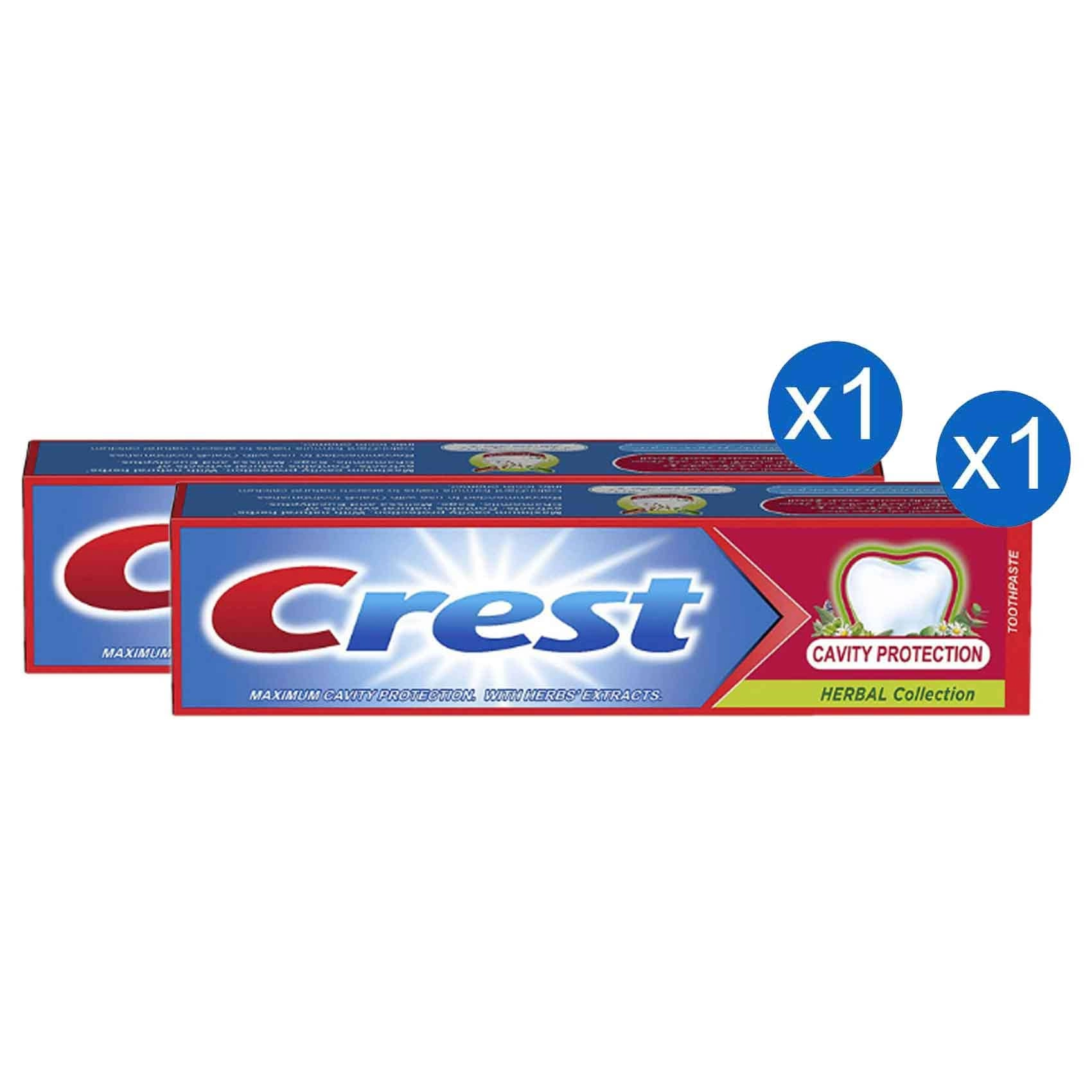 Crest Cavity Protection Herbal Toothpaste 25ml Pack of 2