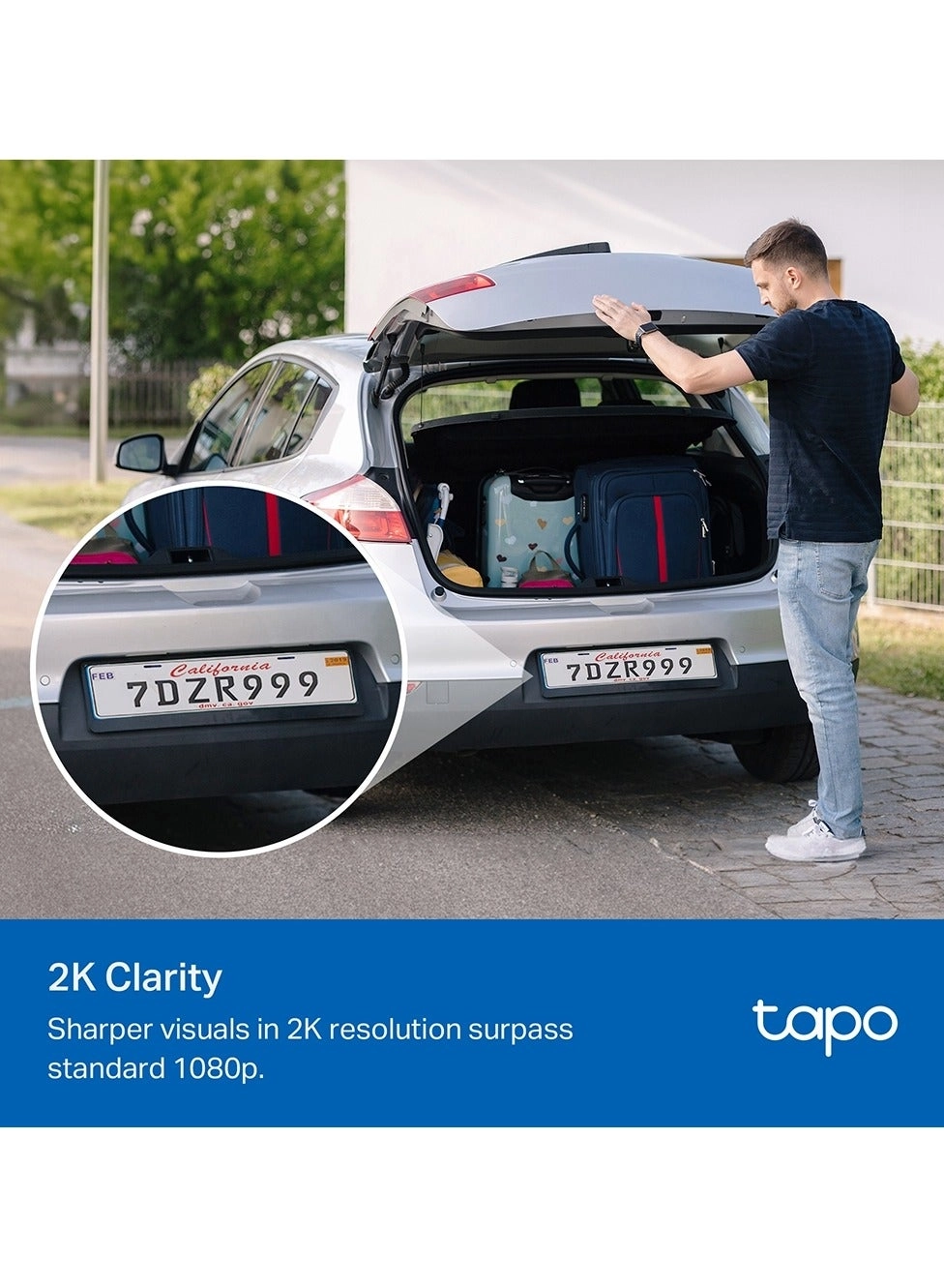 Solar Panel - Solar-Powered + Security Camera 2K - 3MP