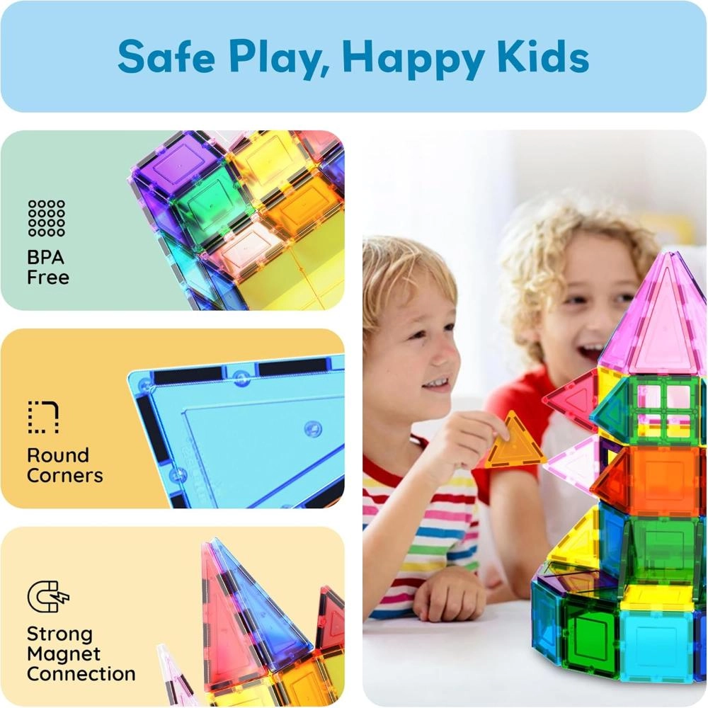 Magnetic 3D Blocks - Architecture 101 pcs