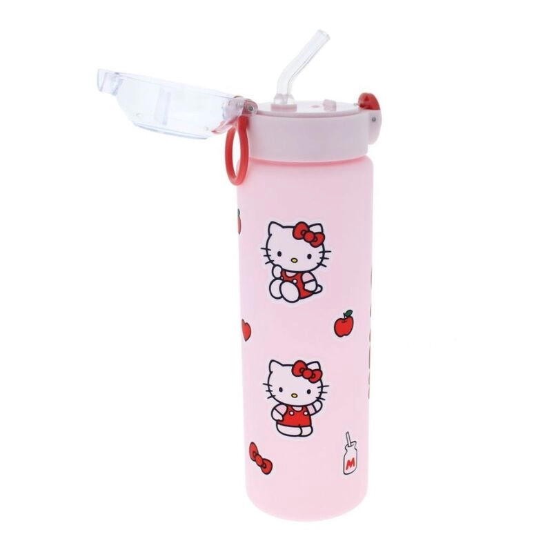 Hello Kitty Water Bottle - Flip Straw - 700 ml