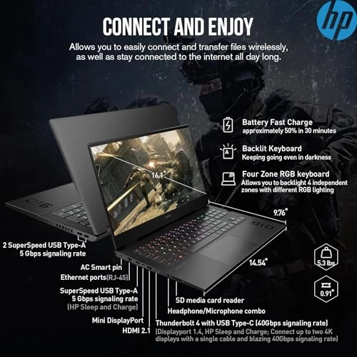 Omen - 16.1'' i7-11800H 64GB DDR4 2000GB SSD