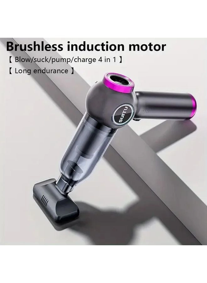 4-in-1 Wireless Handheld Vacuum Cleaner - 2000mAh