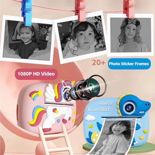 Kids Camera Instant Print - 1080P 32G