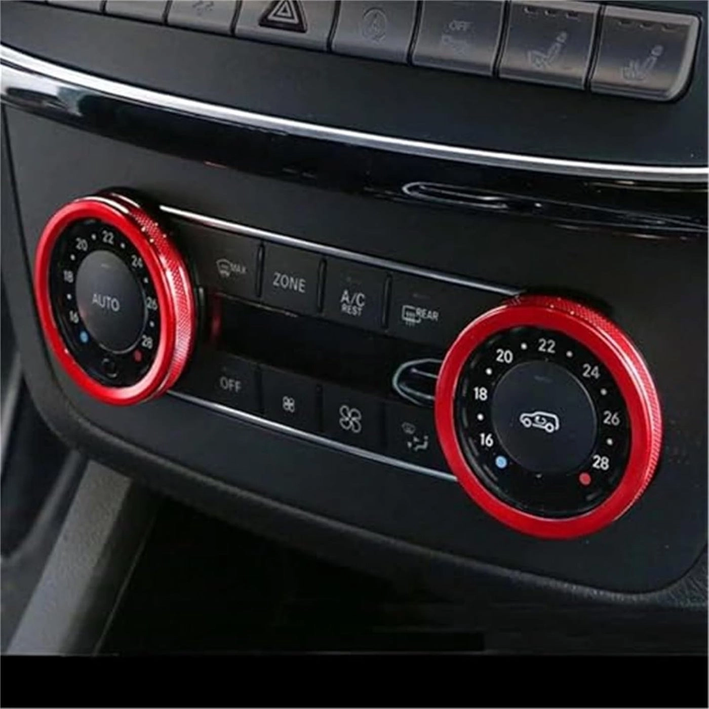 Multimedia Button Covers - Red Aluminum Alloy