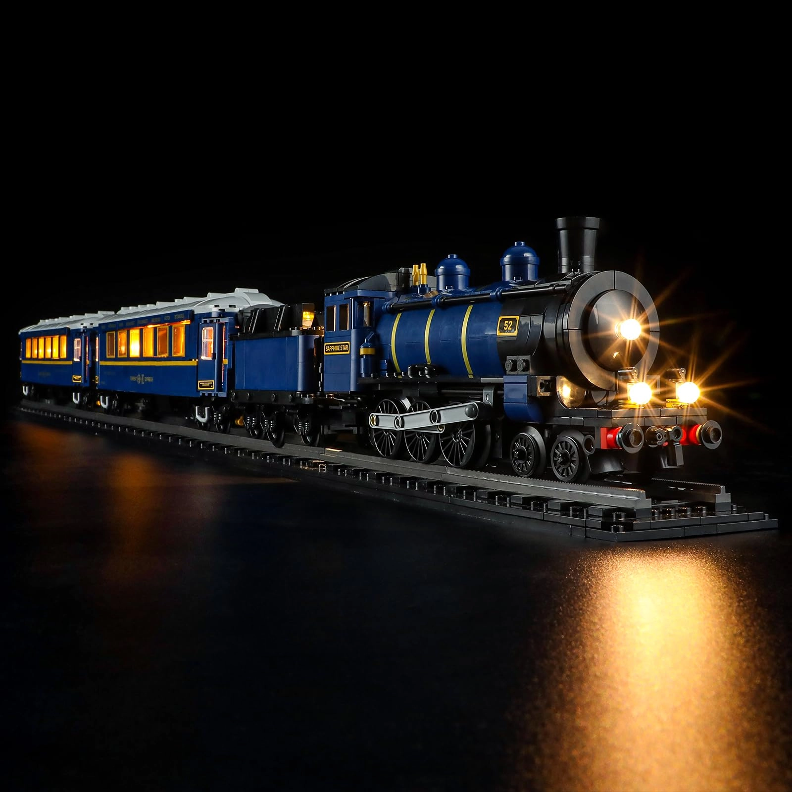 GEAMENT LED Light Kit Compatible with The Orient Express Train - Lighting Set for Ideas 21344 - Plastic 1 4.5-5V