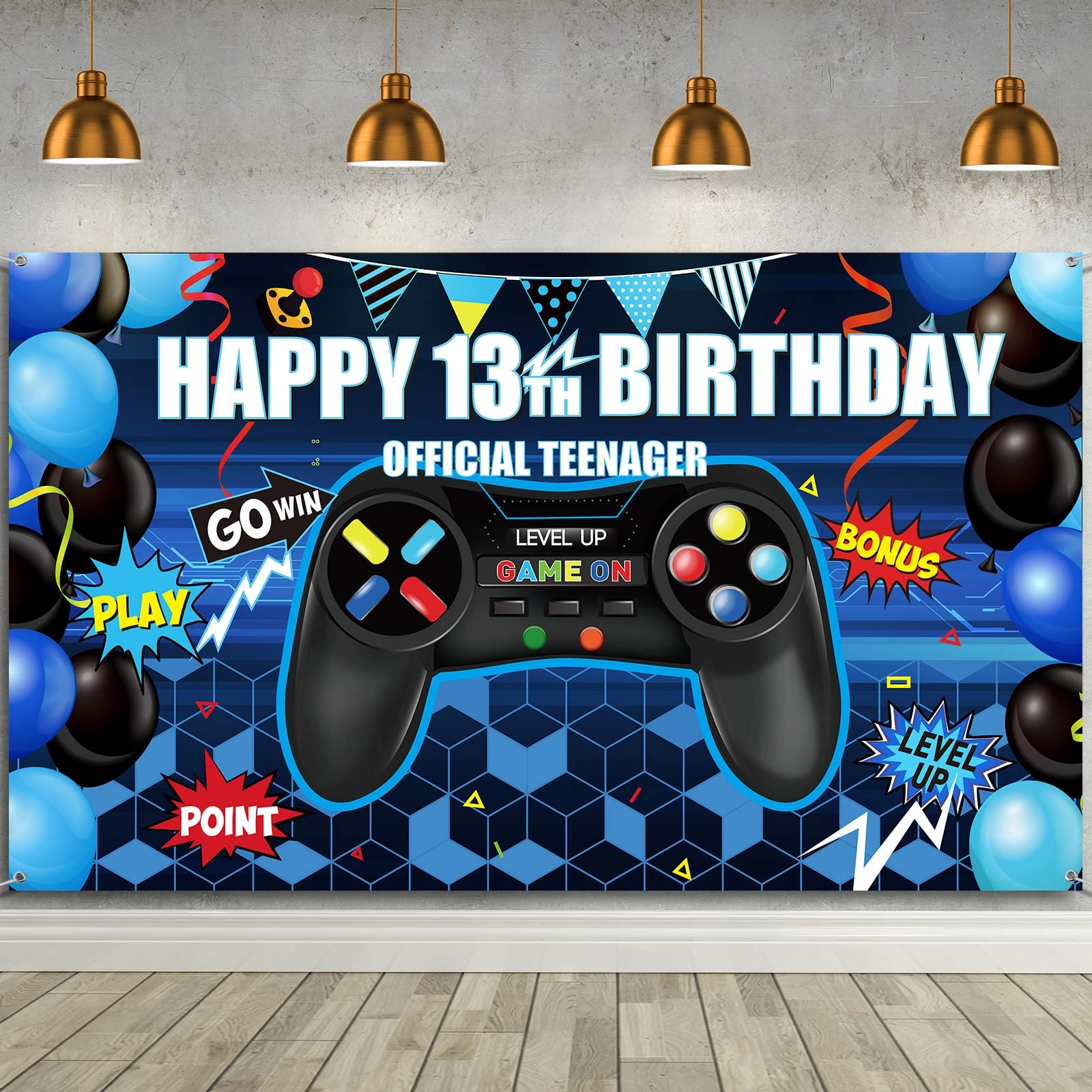 Happy Birthday Backdrop Banner - Birthday