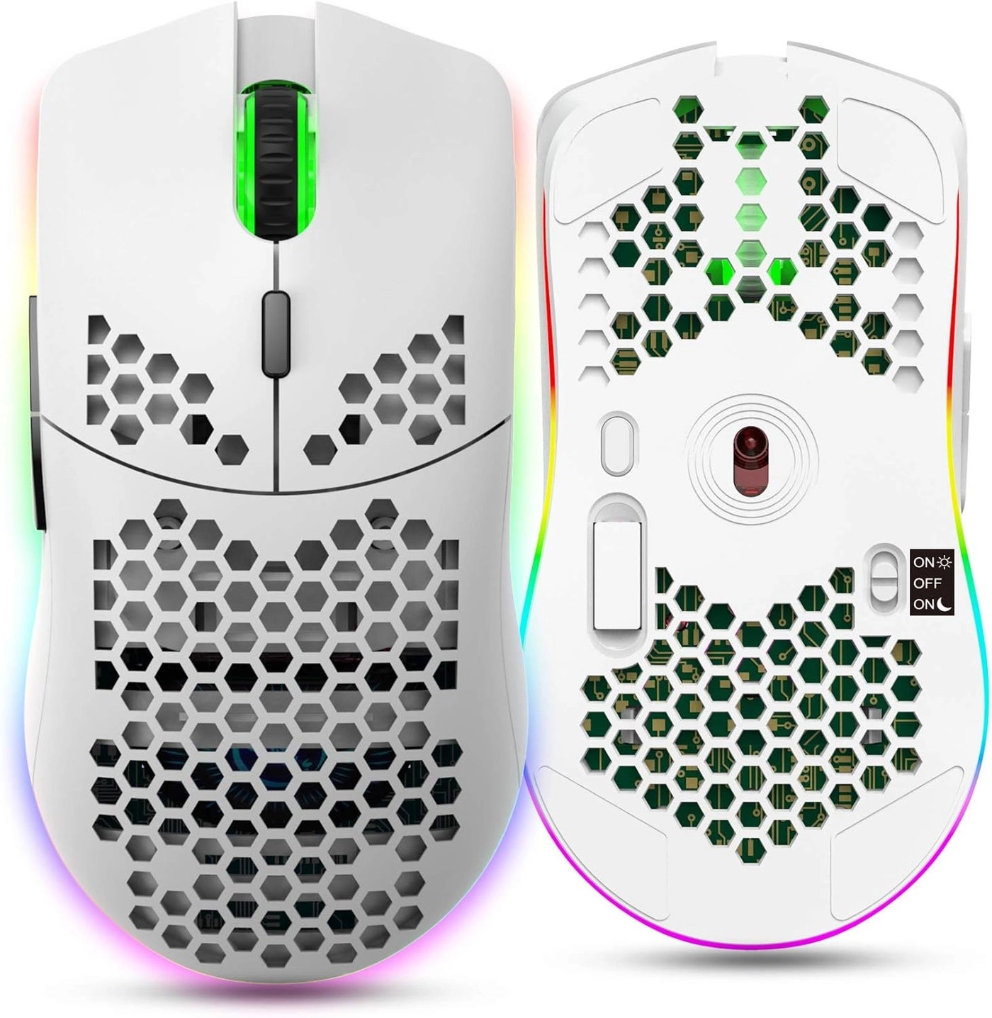 T66 Honeycomb Gaming Mouse - USB