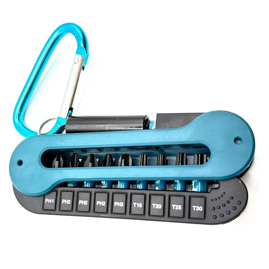 Impact Black Screw Bit Set - 10 Pc. 0.4 inch