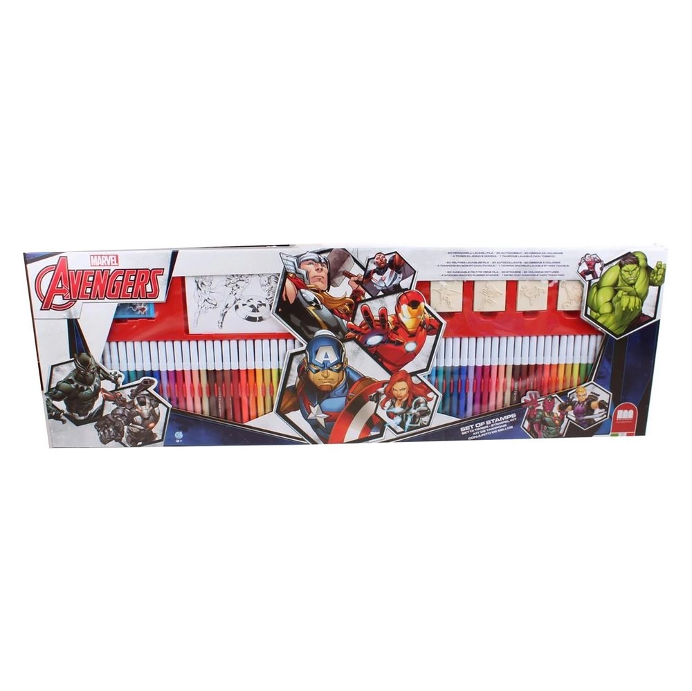 Multiprint Avengers Felt Tip Pens Set - 119 Pcs