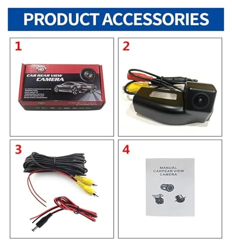 Rear View Parking Camera - Night Vision Wire