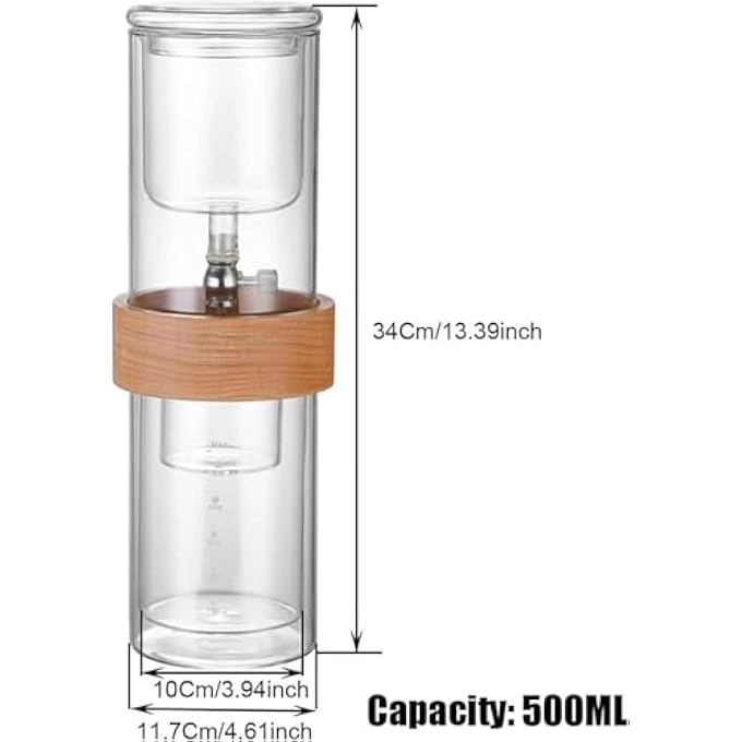 Ice Drip - Cold Brew Adjustable Rate Dripper Stainless Steel Filter