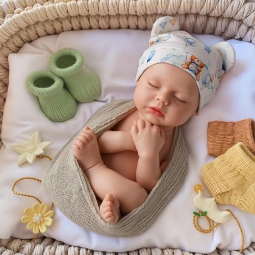 Lucy Reborn Baby Doll - 16Inch Silicone Poseable Smiling Ages 3+