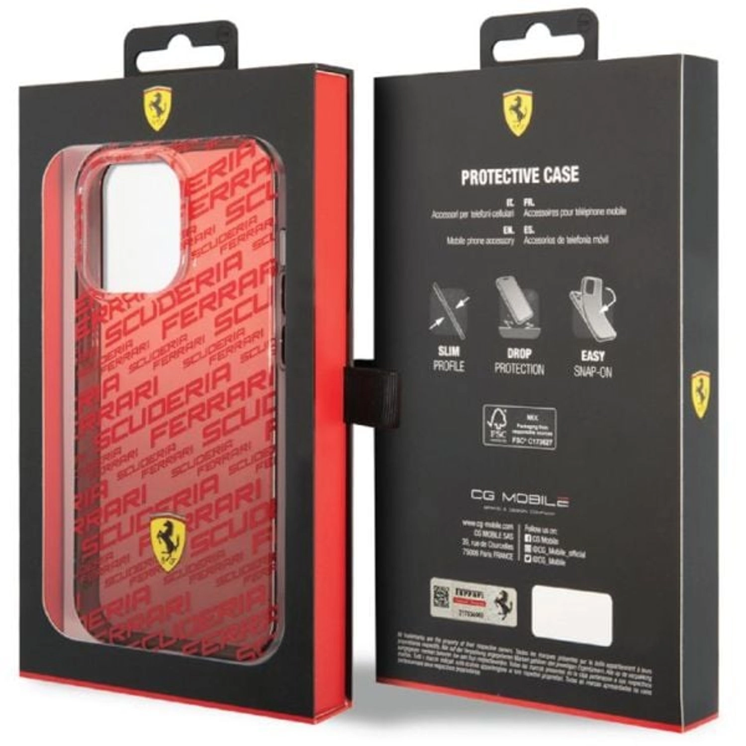 Gradient TPU Scuderia Case for iPhone 14