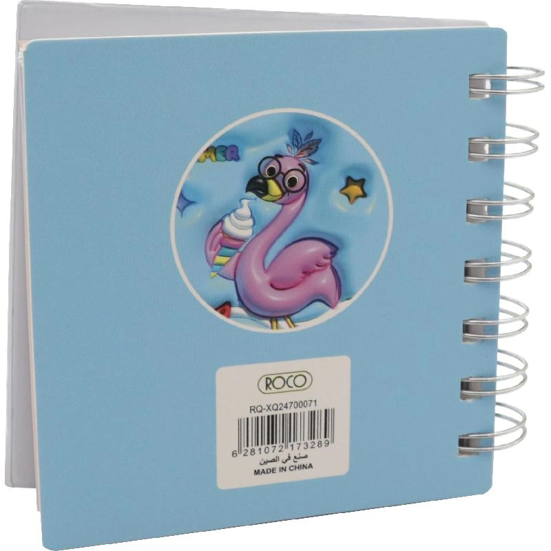Notebook 19 X 26 cm Spiral - Grid 100 Sheets