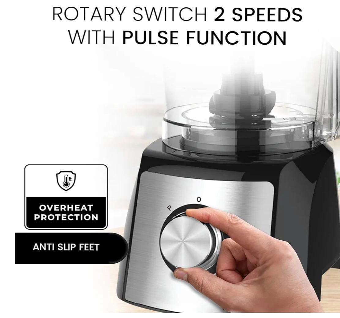 Food Processor & Juicer Blender - 1.5L 800W
