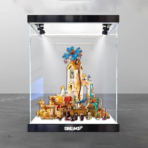 Clear Acrylic Display Case - Compatible with Le*Go 71486 35 x 35 x 45 cm