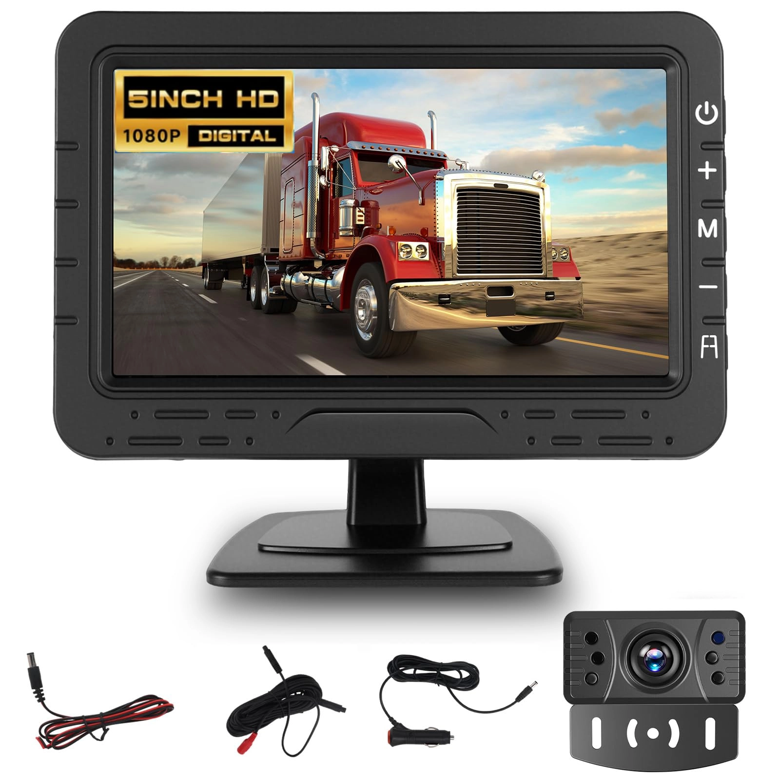 GOHHDL Rear View Camera - Night vision Wired 1080P