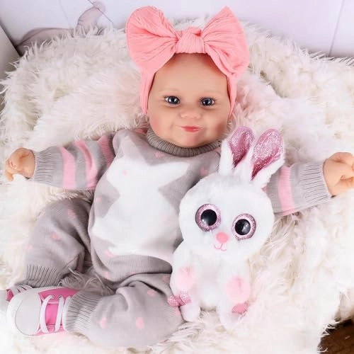 Maddie Reborn Baby Doll - 20 Inch Full body vinyl girl Ages 3+