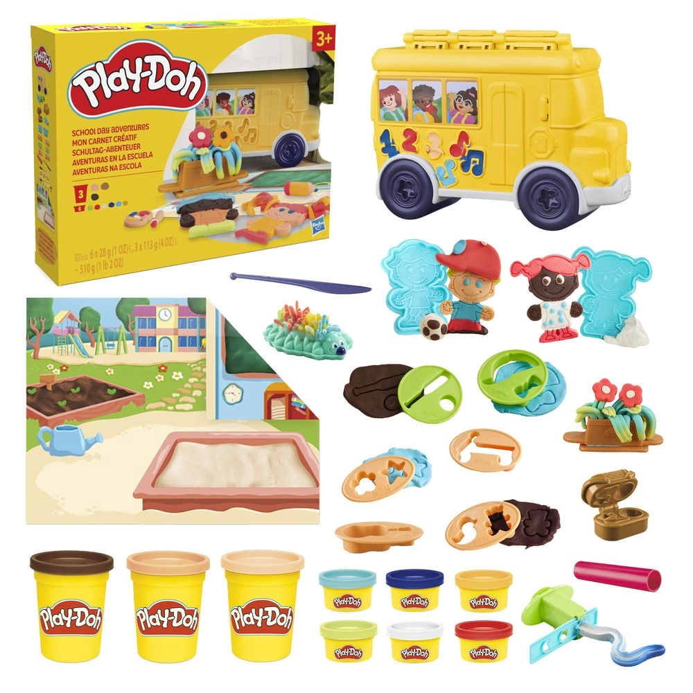Play-Doh School Day Adventures - Modeling Compound Set 3+ years 15 pieces