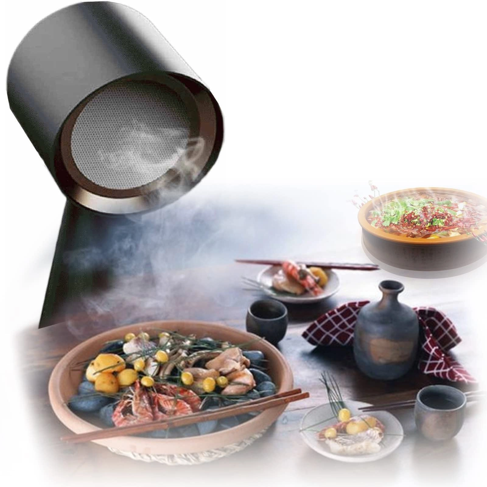 Mini Desktop Cooker Hood - 2 Cubic Meters Per Minute