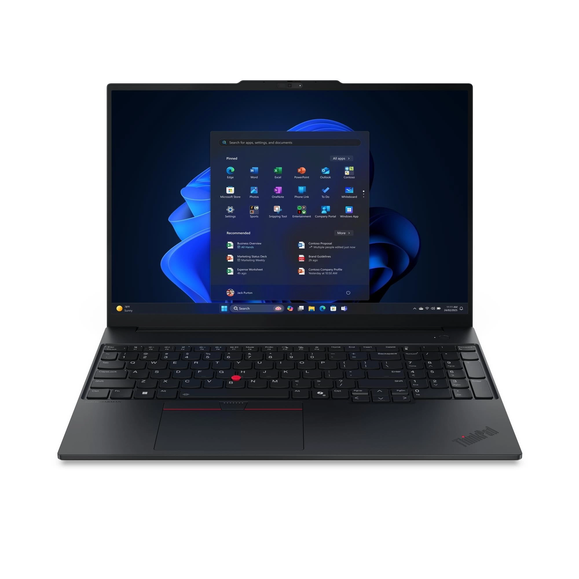 Lenovo ThinkPad E16 Gen 3 21SRA - 16'' Core Ultra 7 255H 8GB DDR5 512GB SSD
