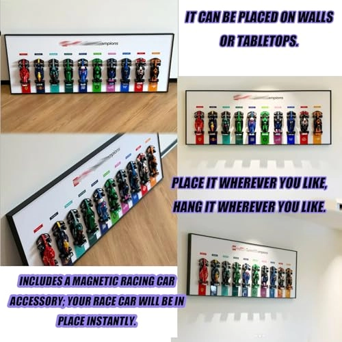 Le*go Speed Champions F1 Display Wall Mount