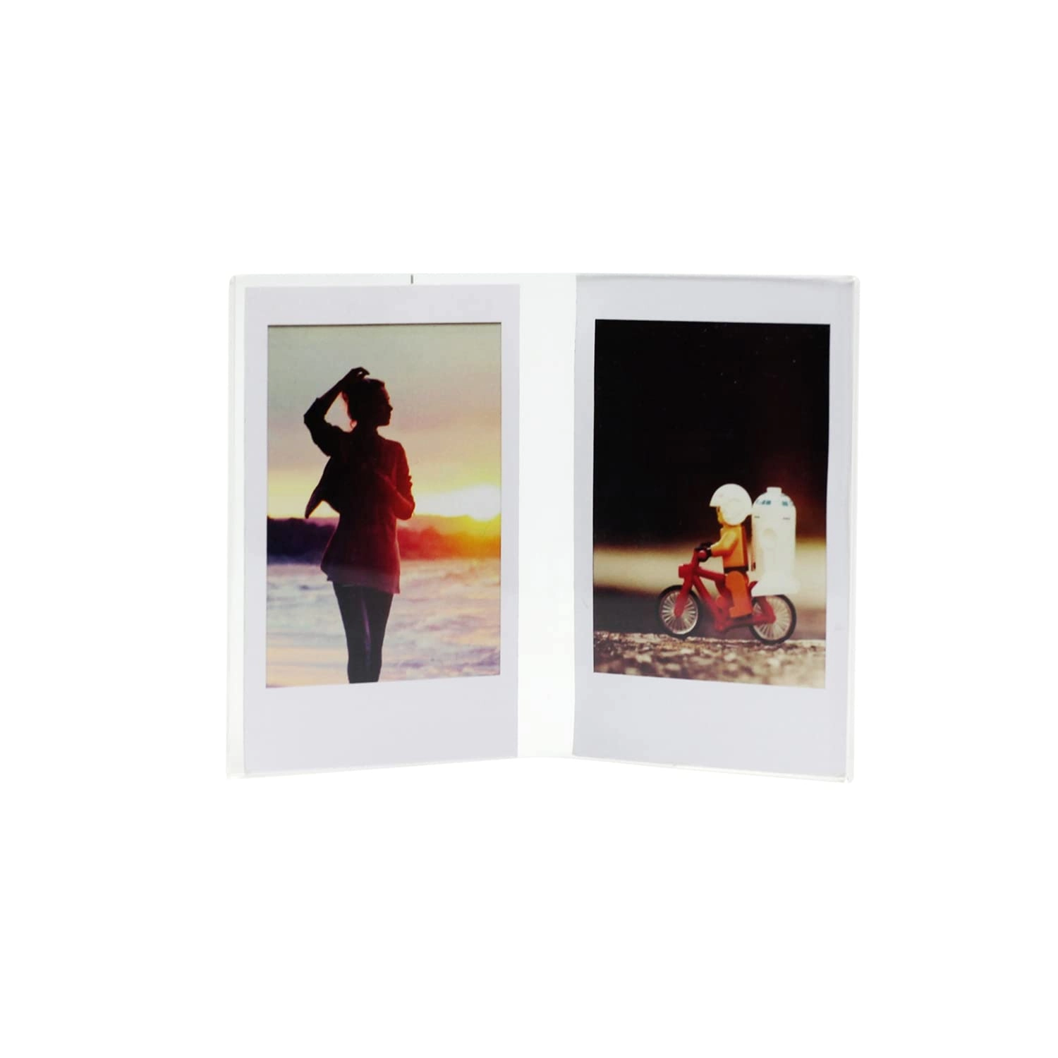 Leonuliy Mini Photo Acrylic Picture Frame - 10.01 x 6.99 x 2.51 cm Pack