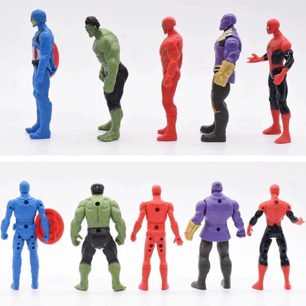 Heros Figures Set - Superhero - 5 pcs