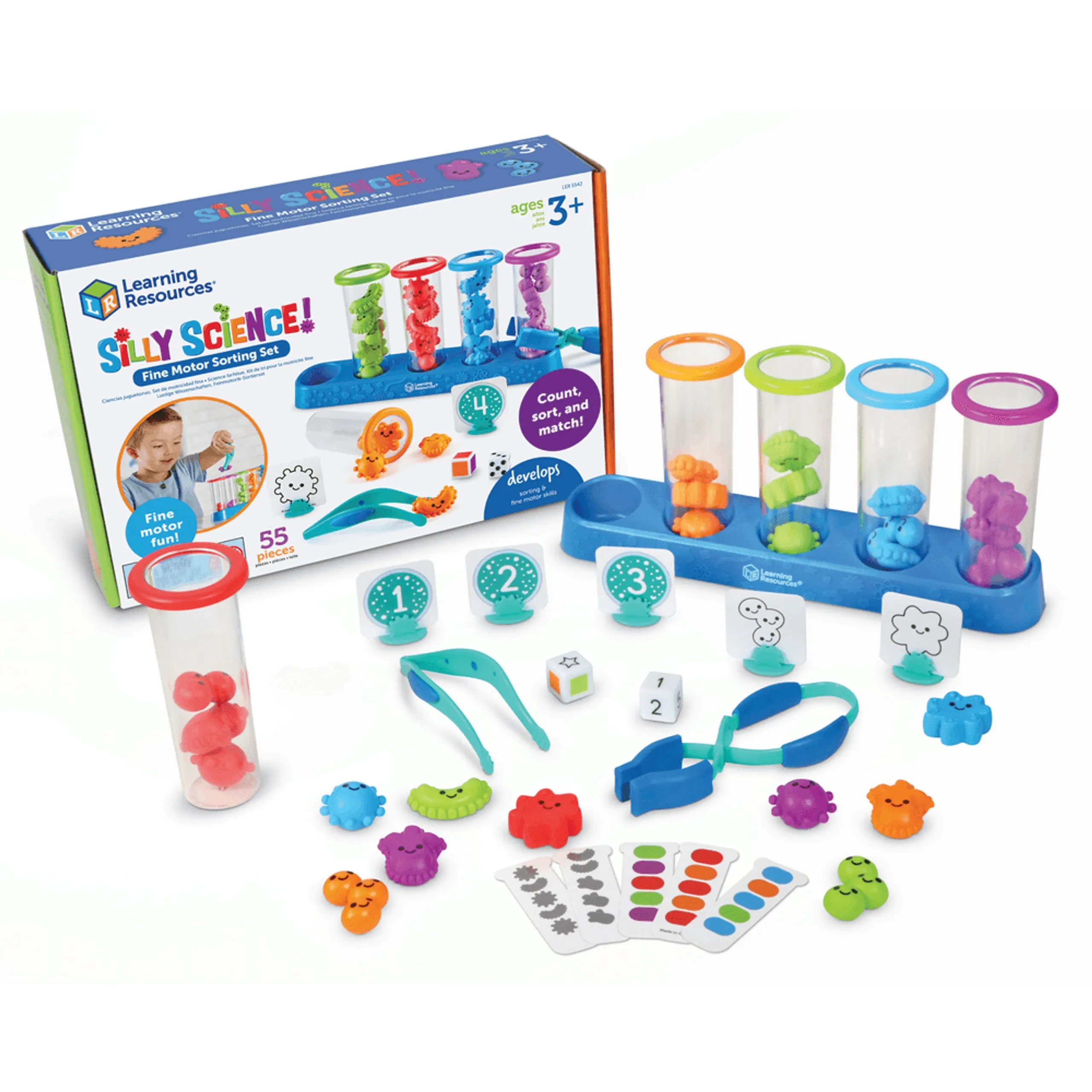 Learning Resources Silly Science Fine Motor Set - Suitable for 3 years and above