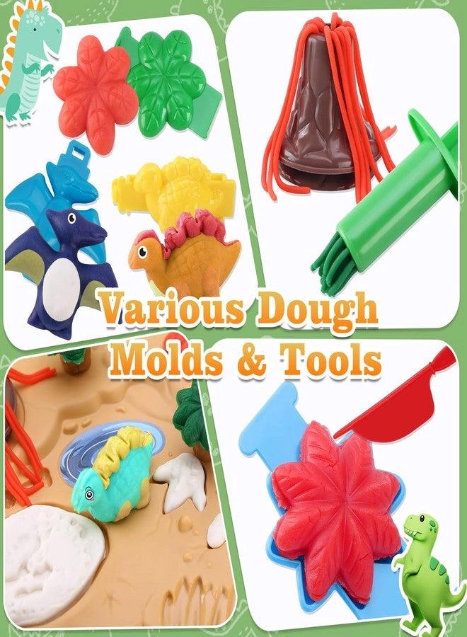 Dinosaur Color Dough Toys - 37 pcs
