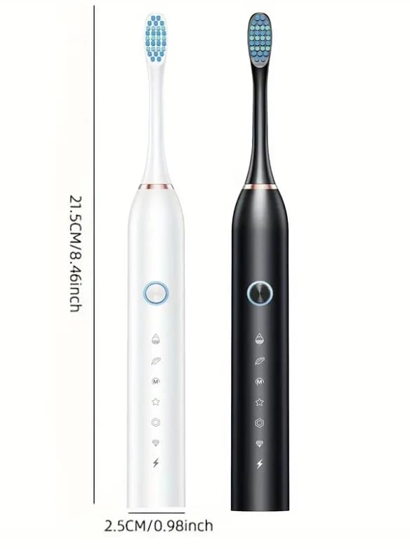 X-2 - 2PK USB Rechargeable + Replacement Heads - 8 Ultra-Soft