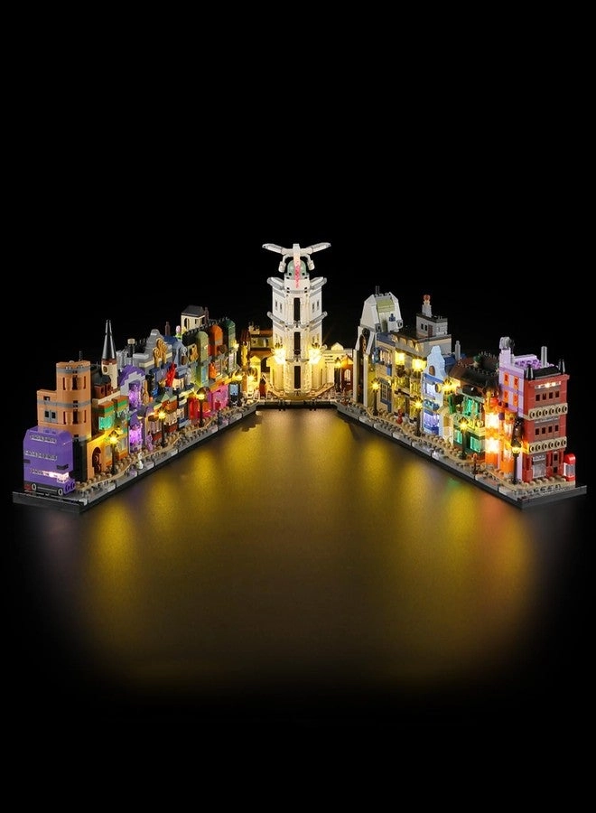 BRIKSMAX Light Kit for LEGO Diagon Alley Wizarding Shops 76444