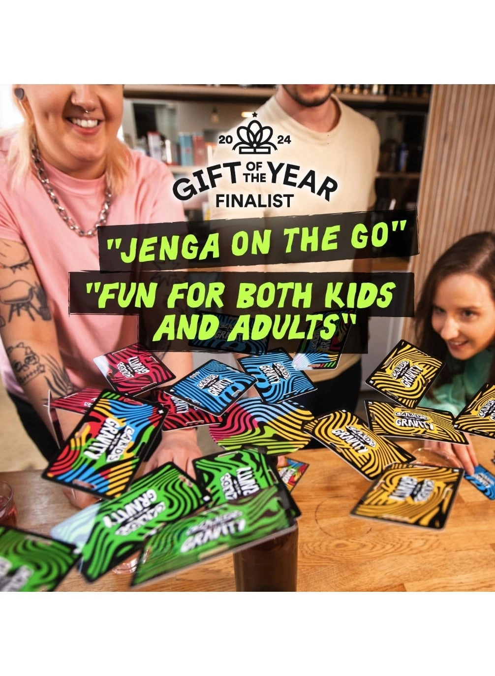 Cards vs Gravity: Ultimate Stacking & Balancing Travel Game - Card Game