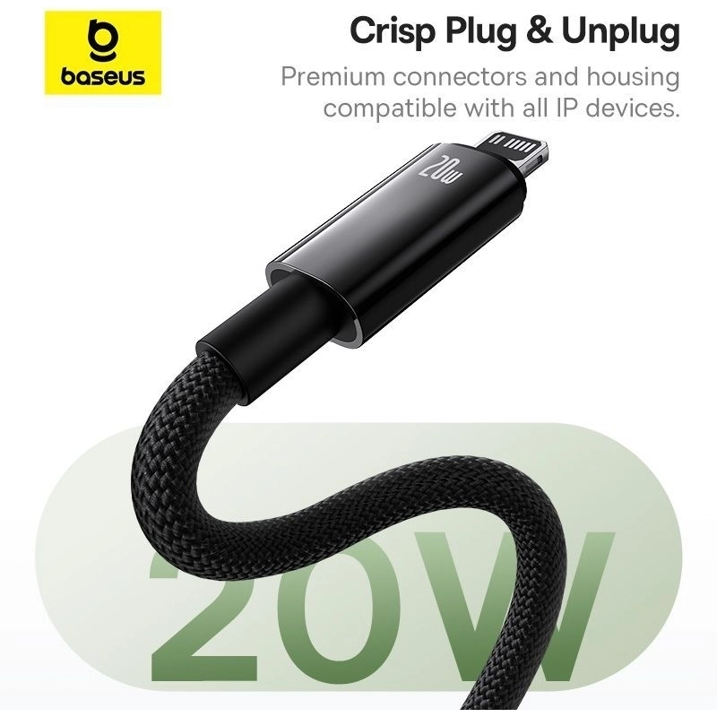 Tungsten Gold Magnetic Charging Cable 20W USB-C to Lightning 1m