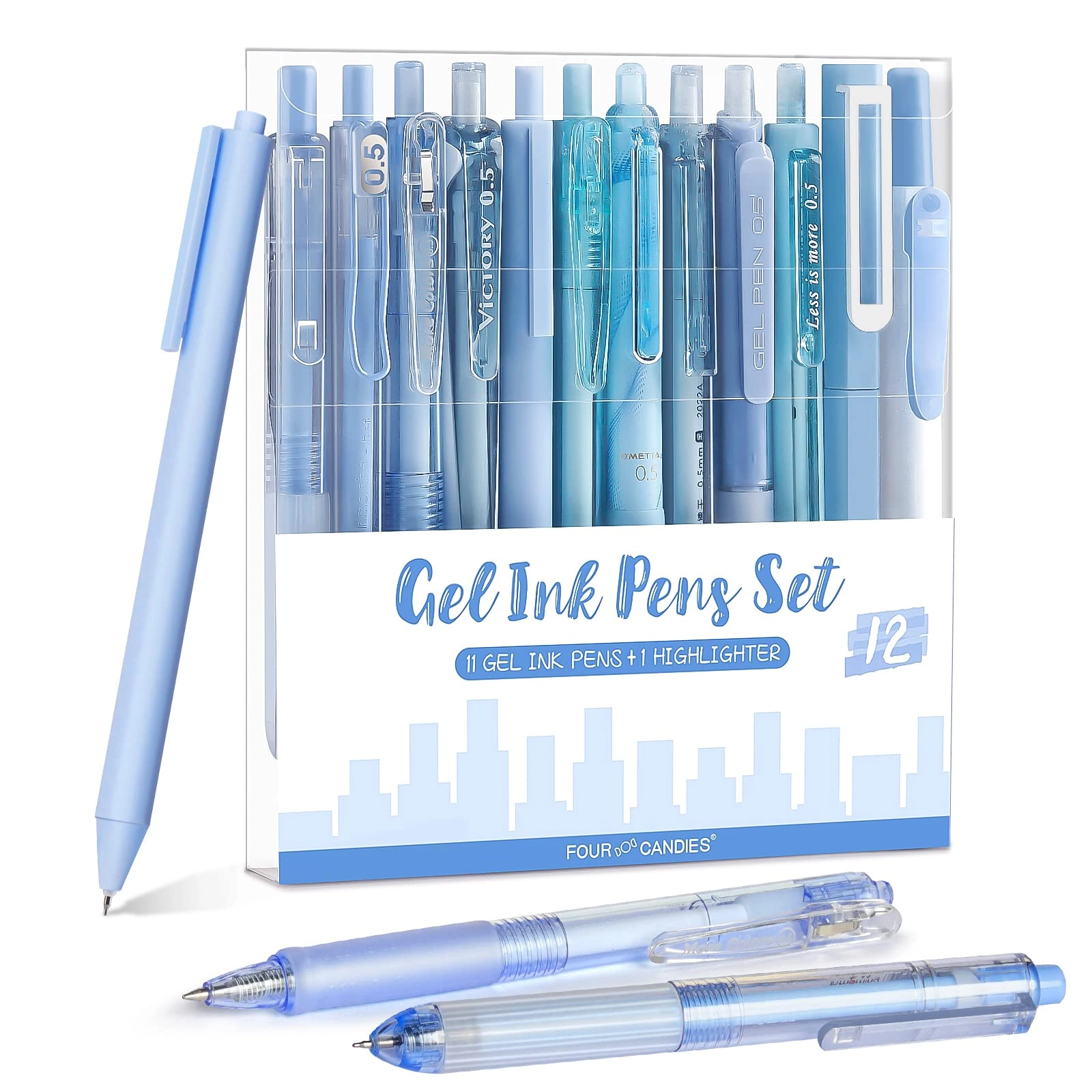 Gel Pen Set - 12Pack 0.5mm