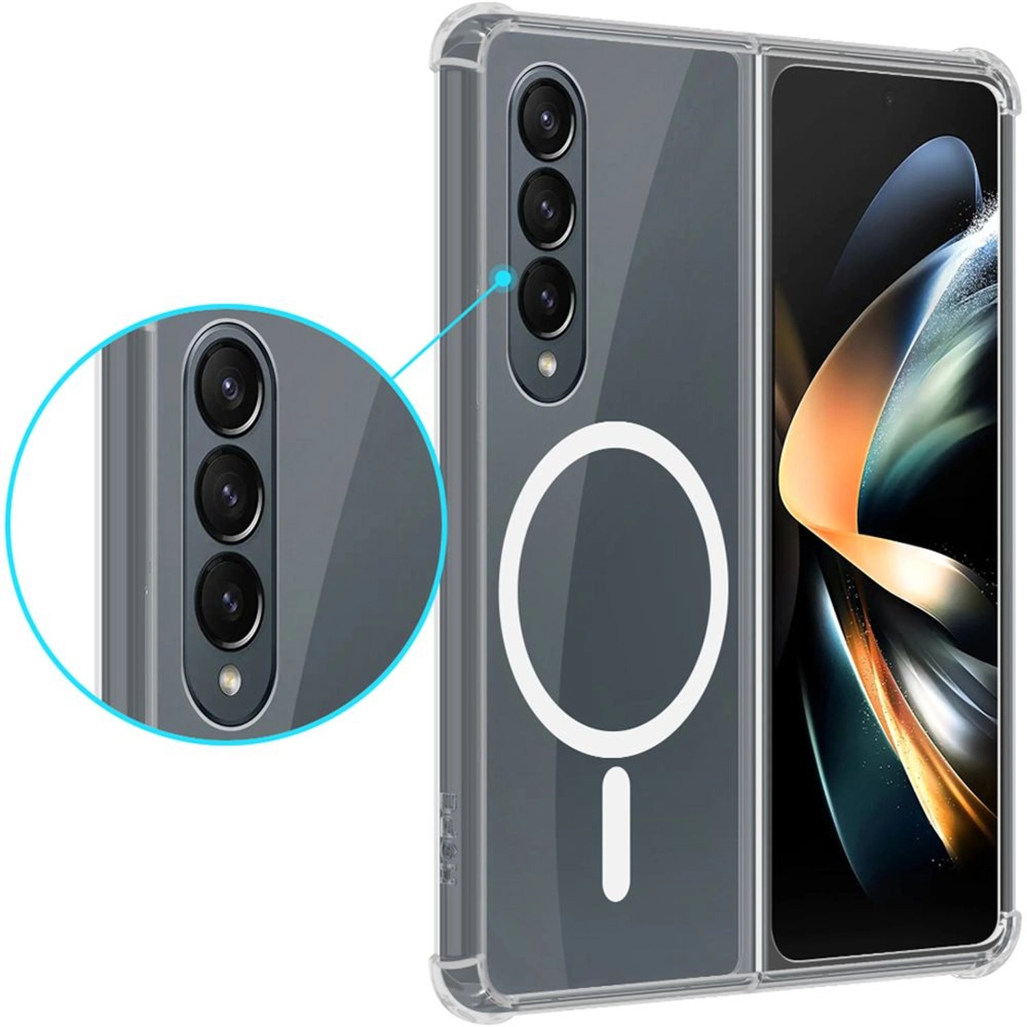 Magnetic Back Case for Samsung Galaxy Z Fold 4